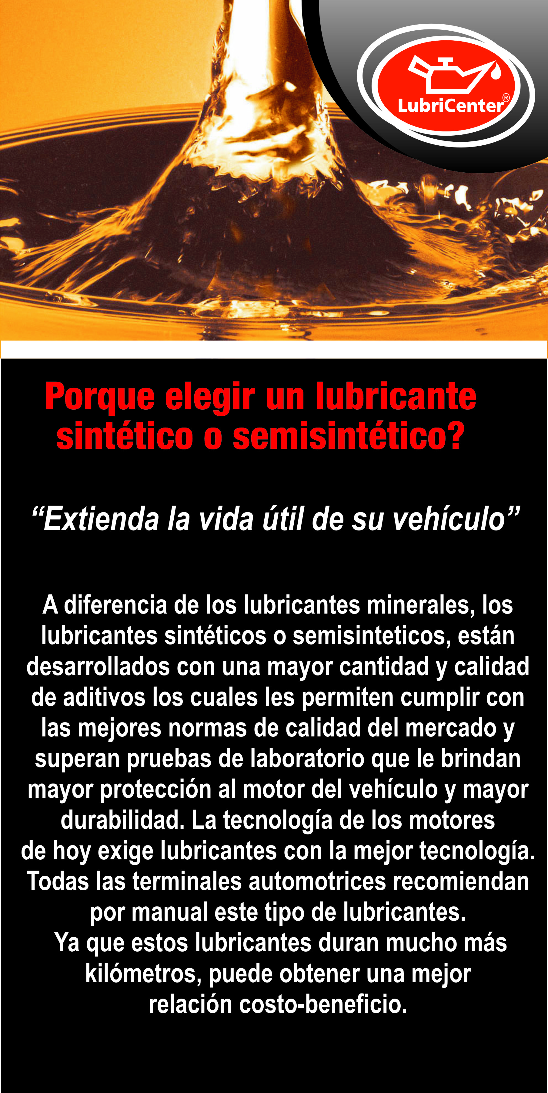 Aceites sintéticos y semisintéticos