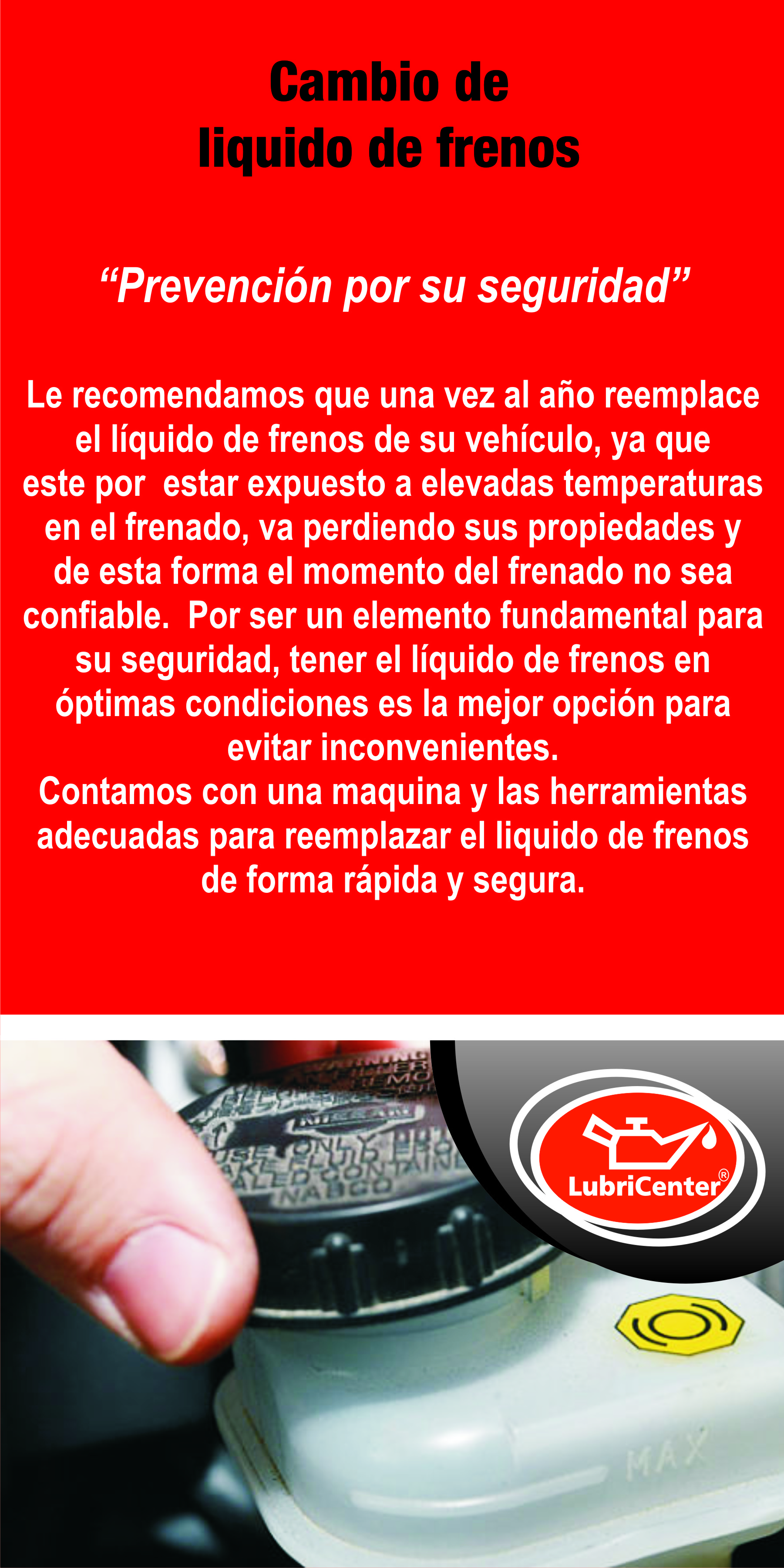 Cambio de líquido de frenos